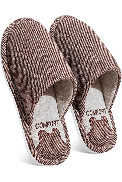GENERAL URbazaar Cotton Slipper, Cozy Plush Slippers for Couples, Non - Slip ...