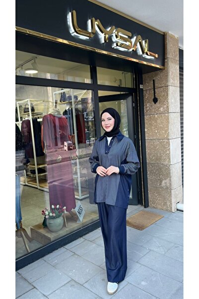 Nuss Pantolonlu Takım Ns-27K1040 Lacivert
