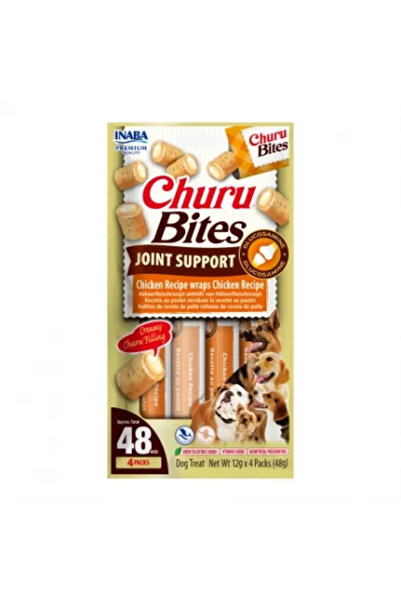 churu RECOMPENSA CAINE DOG BITES JOINT SUPPORT CU PUI 4X12GR