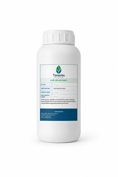 Timentis Purative Aloe Vera ekstraktı (sıvı) 250 gram