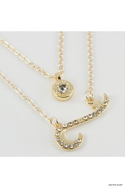 ZERO LAND Spt-Gld New Season Double Necklace with Star Figure (00942) Yellow