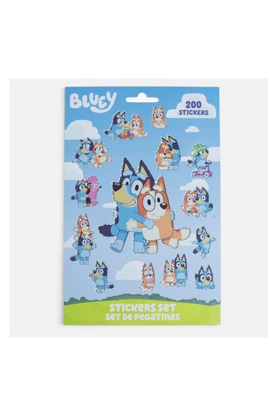 OEM Set autocolante creative pentru copii, 200 bucăți/file – Bluey, eroi