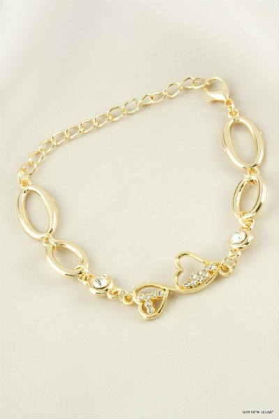 ZERO LAND سوار SPT-GLD Heart Stone Tr (05037) باللون الأصفر