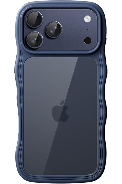 GENERAL Jitech Orange Color Wave Design Case for iPhone 17 Pro
