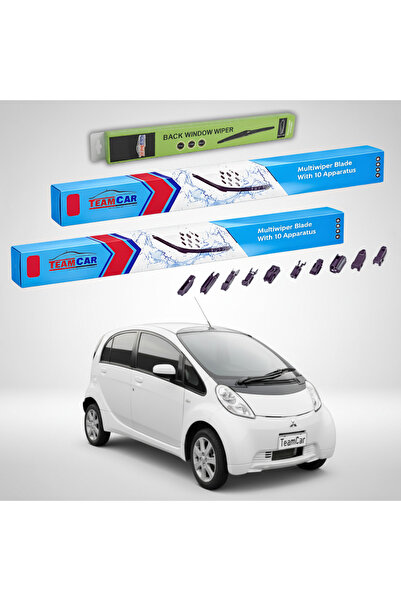 TEAMCAR Wiper Mitsubishi i-MiEV Hatchback (HA_) 2010+ | Front and Rear Set Fl...