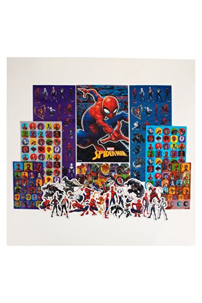 SPIDERMAN Album creativ cu autocolante, 500 bucăți/file – eroi, autocolante