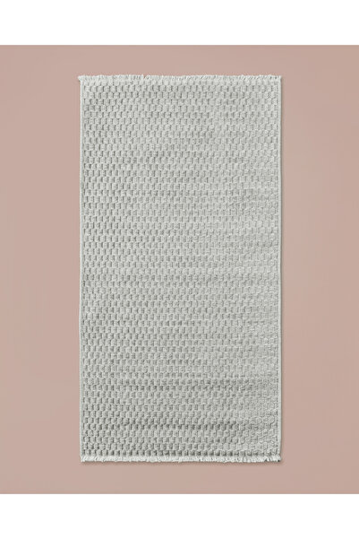 English Home Ales Dokuma Kilim 80x150 cm Açık Gri