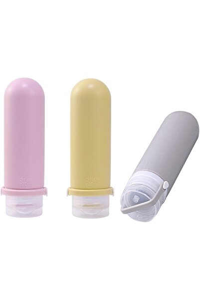 GENERAL Hannah's Children ®   3 Pack Silicone Travel Bottles Leak Proof Toile...