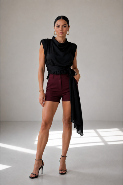 Marcelle Leandra Livia Belted Blouse