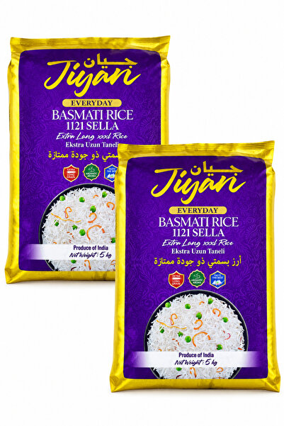 JİYAN Hint Usulü 1121 Sella Basmati Pirinç 10 kg