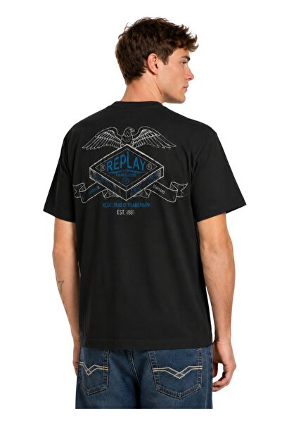 Replay T-Shirt M12BF.001.00QMJ-C098 - Μαύρο - xl
