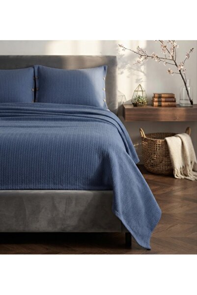 Madame Asel Home Pique Set Bedspread Double Size 100% Cotton