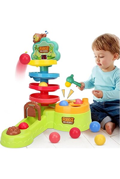 GENERAL Montessori Toys for Toddlers, Kids Basketball Hoop Toy, 3 in 1 Ball G...
