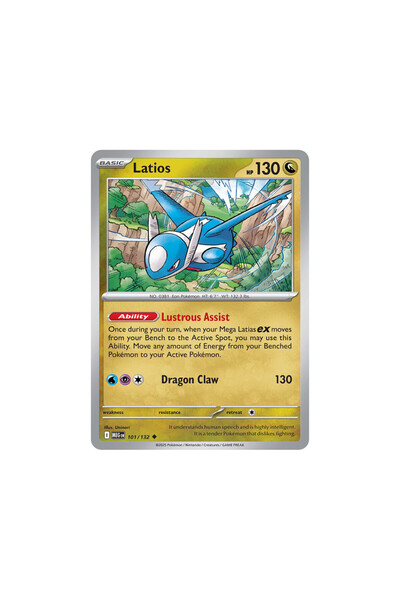 Pokemon TCG Latios 101/132 – Mega Evolution – Card (Mint)