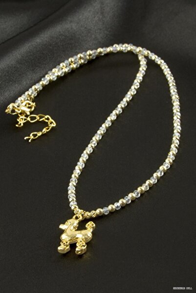 ZERO LAND Zngzrmll Dog Crystal (30312) Pendant Yellow