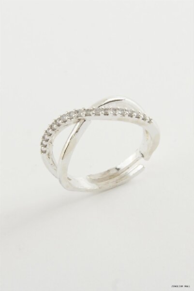 ZERO LAND Zngzrmll Endless Zircon Stone Ring (30803) Silver Color