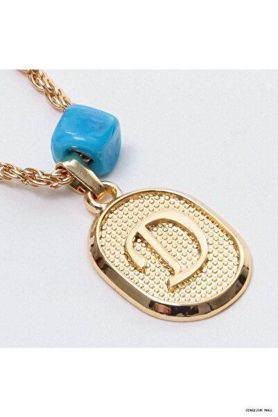 ZERO LAND Zngzrmll Plastic Beaded Twisted Letter (33247) Necklace D