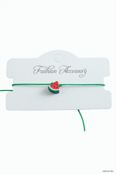 ZERO LAND Zngzrmll Watermelon Rope (24810) Bracelet Green