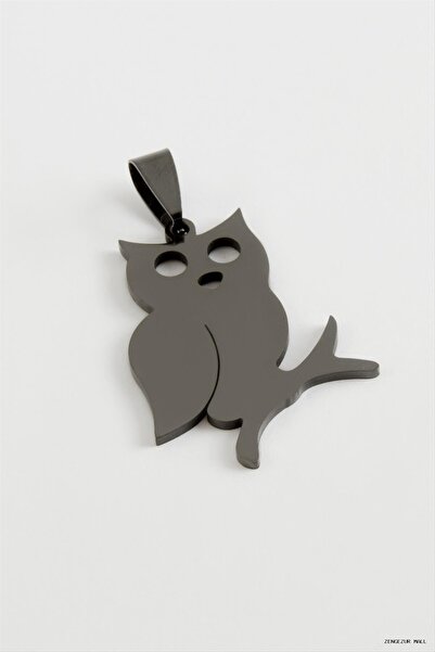 ZERO LAND Zngzrmll Owl Steel Pendant 3 (31633) cm Black