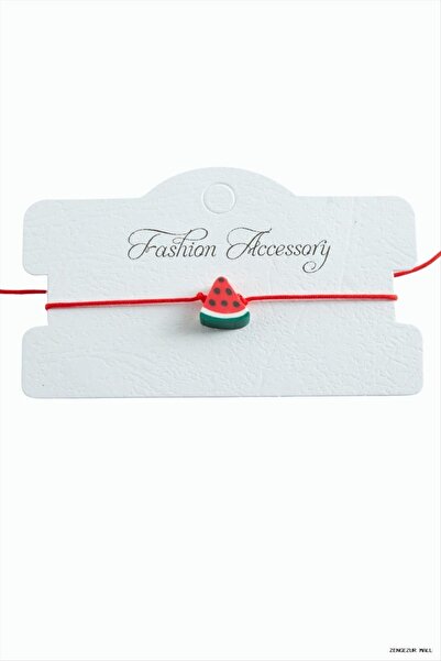 ZERO LAND Zngzrmll Watermelon Rope (24808) Bracelet Red