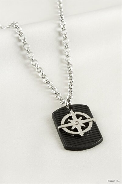 ZERO LAND Zngzrmll Star Men's Necklace (31056) Silver Color