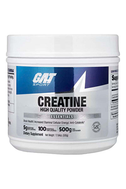 GAT SPORT Essentials Creatine Powder Unflavored 500 g