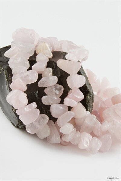 ZERO LAND Zngzrmll Rough Cracked Pink Quartz (40007) Natural Stone