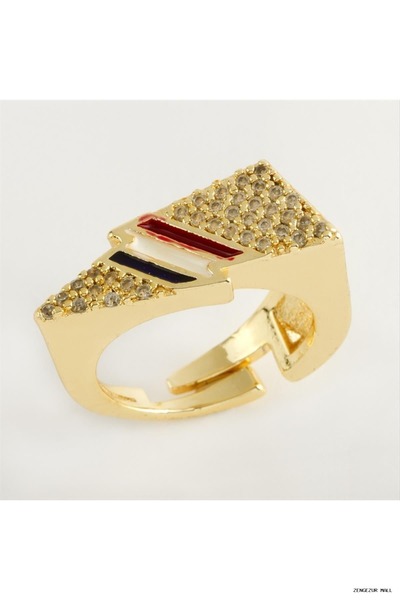 ZERO LAND Zngzrmll Lightning Stone (43126) Ring Yellow