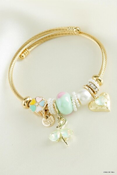 ZERO LAND Zngzrmll Heart Star Panora (35507) Bracelet Yellow