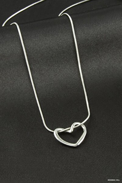 ZERO LAND Zngzrmll Heart Italian Irli Steel Necklace (42602) Silver Color