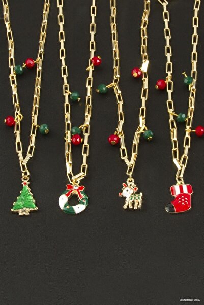 ZERO LAND Zngzrmll 2025 New Year Crystal Ir (42723) Necklace Yellow