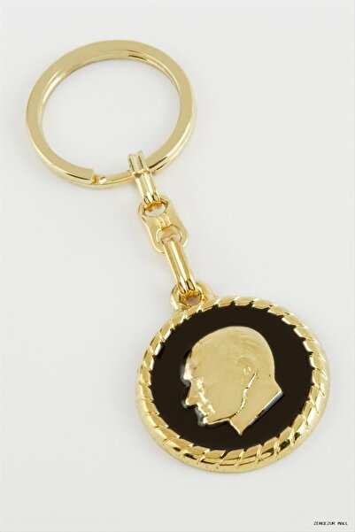 ZERO LAND Zngzrmll Ataturk Metal (40129) Keychain Yellow