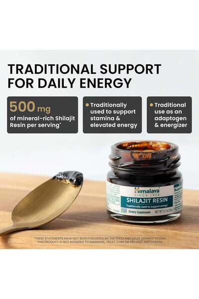 Himalaya Shilajit Resin 60% Fulvic Acid 20 gr