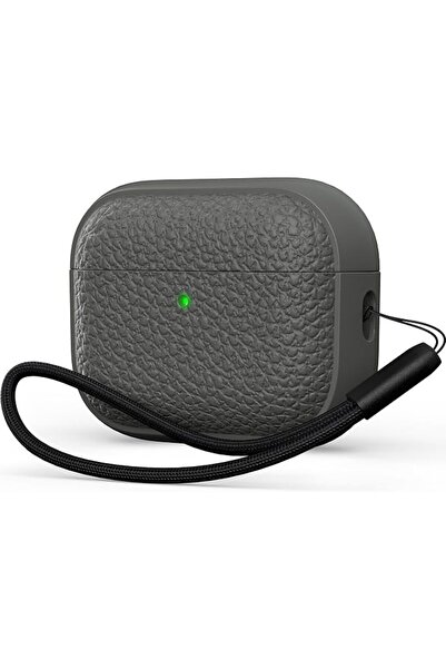 GENERAL غطاء حماية ناعم من مادة TPU (تصميم يشبه الجلد) لسماعات Airpods Pro3 م...