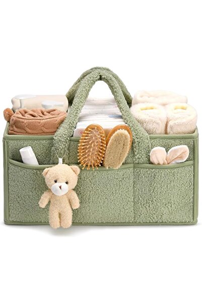 GENERAL TNTAIAHL Baby Diaper Caddy Organizer for Changing Table, Baby Storage...