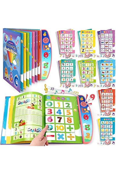 GENERAL العاب تعليمية للاطفال الصغار، كتاب حسي تفاعلي مشغول مع حروف ابجدية وا...