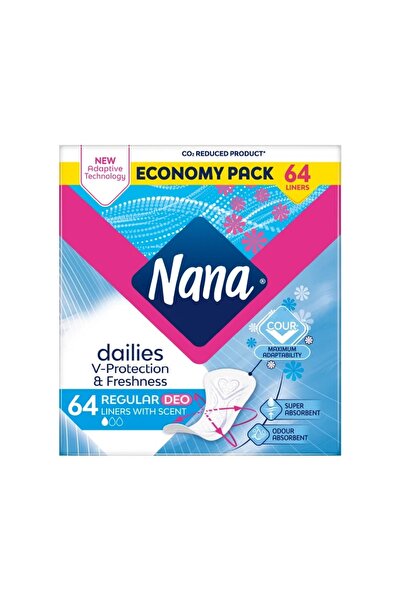Nana Panty Liners Duo Normal Scented (64pcs) x6