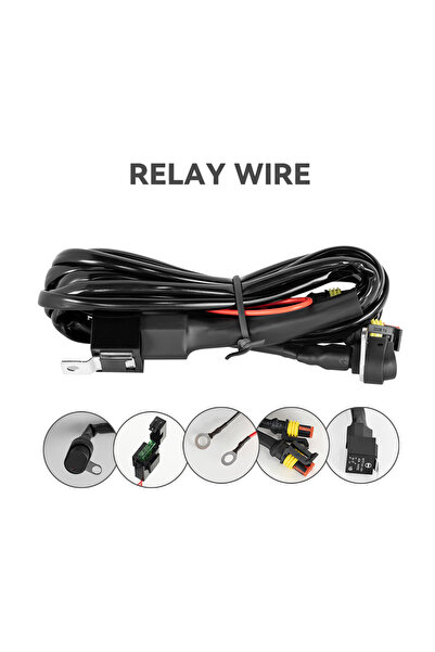 Choice With Relay Motorcycles LED Fog Light Wiring Harness Relay Wiring with ...