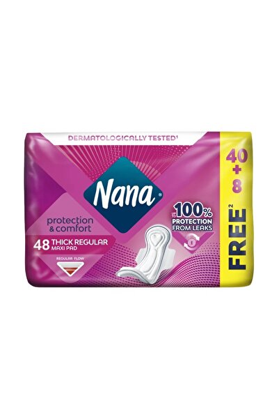 Nana Maxi Thick Regular Wings with New Adaptive Technology (48pcs)