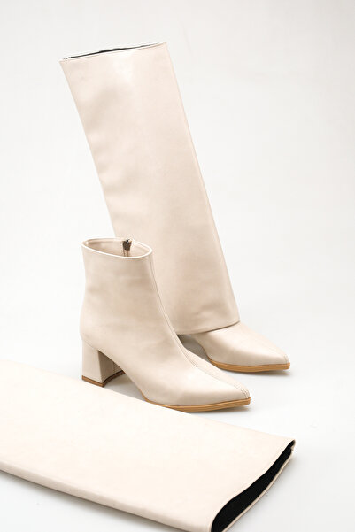meyra'nın ayakkabıları Women's Snap-On Boots Skin Color