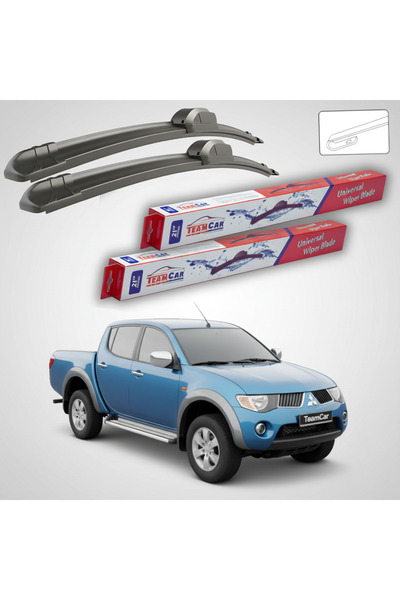 TEAMCAR Windshield wipers Mitsubishi L200 Pick-up Gen IV Facelift (KB_T/KA_T)...