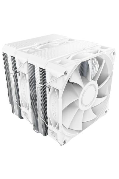 MONTECH NX600 CPU Cooler, Air Cooling, 12 cm, 800–2000 RPM, 4-Pin PWM, White