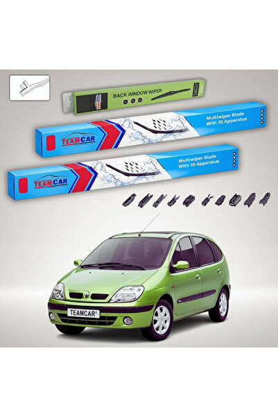 TEAMCAR Wipers Renault Scenic I Facelift 2000-2003 | Front and Rear Set Flat ...