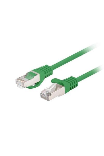 Lanberg Set de 10 cabluri patch FTP Cat 6, 0,25 m, Verde