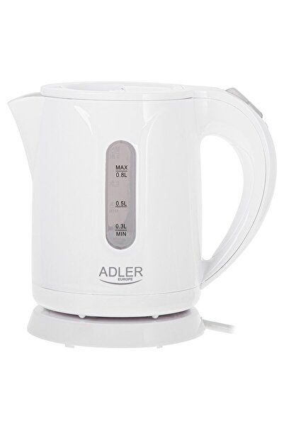 adler Fierbator electric fără fir, capacitate 0.8 l, putere 850 W, cană cu iz...