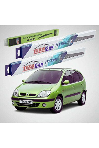 TEAMCAR Wipers Renault Scenic I Facelift 2000-2003 | Front and Rear Set Hybri...