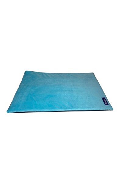 Solplant Saltea/perna pufoasa, pentru caine/pisica, turcoaz, 80x50 cm