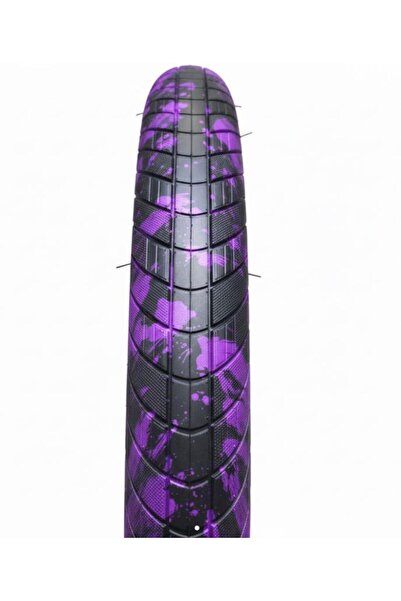 SARİSSA BİSİKLET Asistan Drox DJ 26M Bisiklet Dış Lastik 26x2.40 Siyah-Mor Fr...