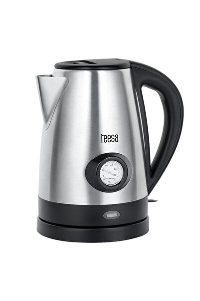 Teesa Fierbator electric fără fir, Inox, Capacitate 1.7 l, putere 2200 W, Ind...
