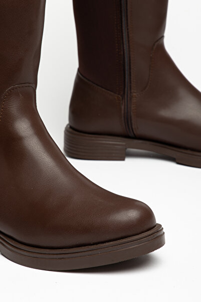 Bilalim Shoes Fabric Knee-High Boots